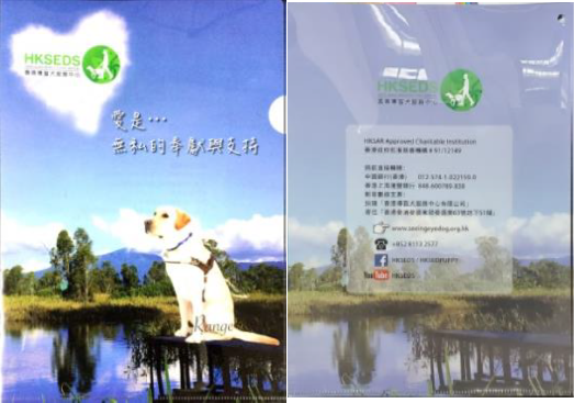 導盲犬文件夾Seeing Eye Dog Folder